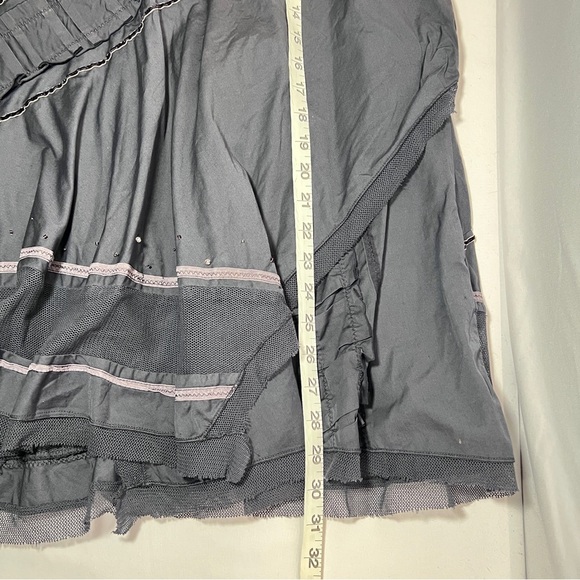 Burning Torch Black/Dark Grey Skirt Size Large - Picture 10 of 12